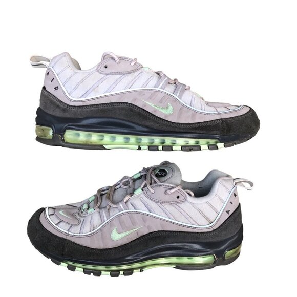 2018 Nike Air Max 98 Vast Grey Fresh Mint Size 10 - Picture 4 of 9